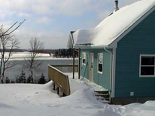 Traumblick nach der Ski Tour