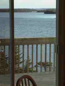 Ausblick durch Terassent�r